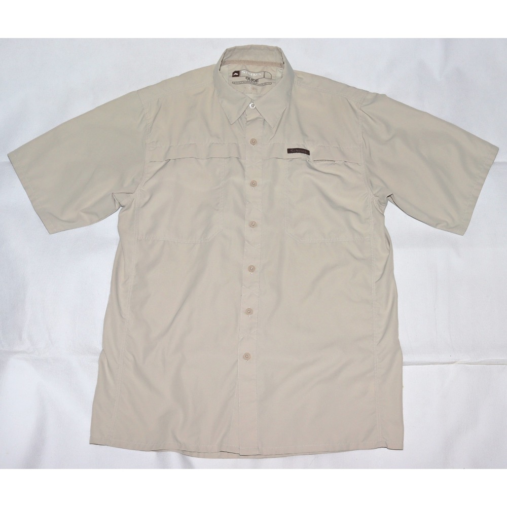 SIMMS Guide Series Men's Short Sleeve Button Front Hiking Fishing Shirt Size S/P